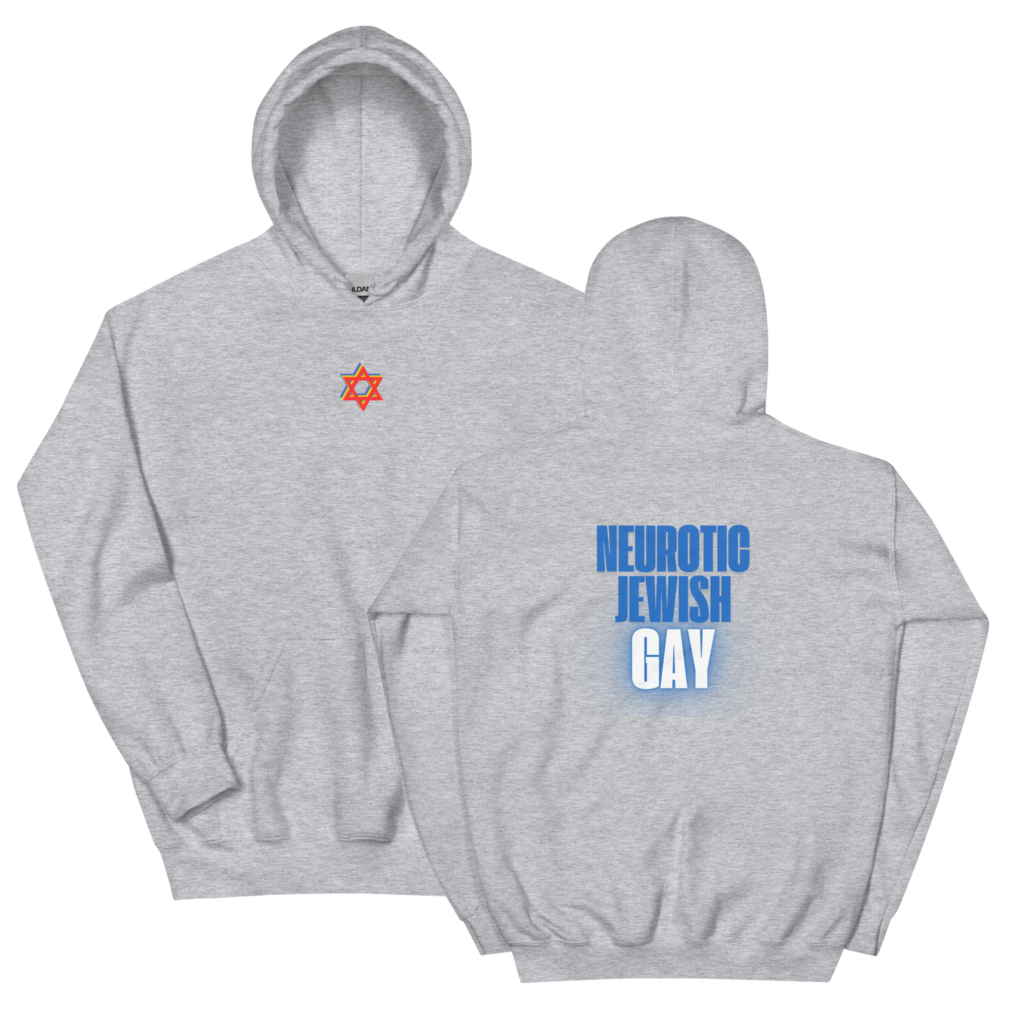 Neurotic Jewish Pride Hoodie