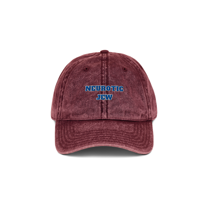 Neurotic Jew Vintage Cotton Twill Cap