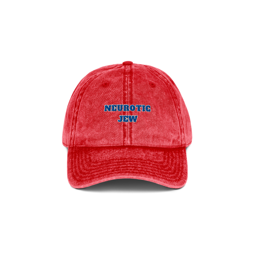 Neurotic Jew Vintage Cotton Twill Cap