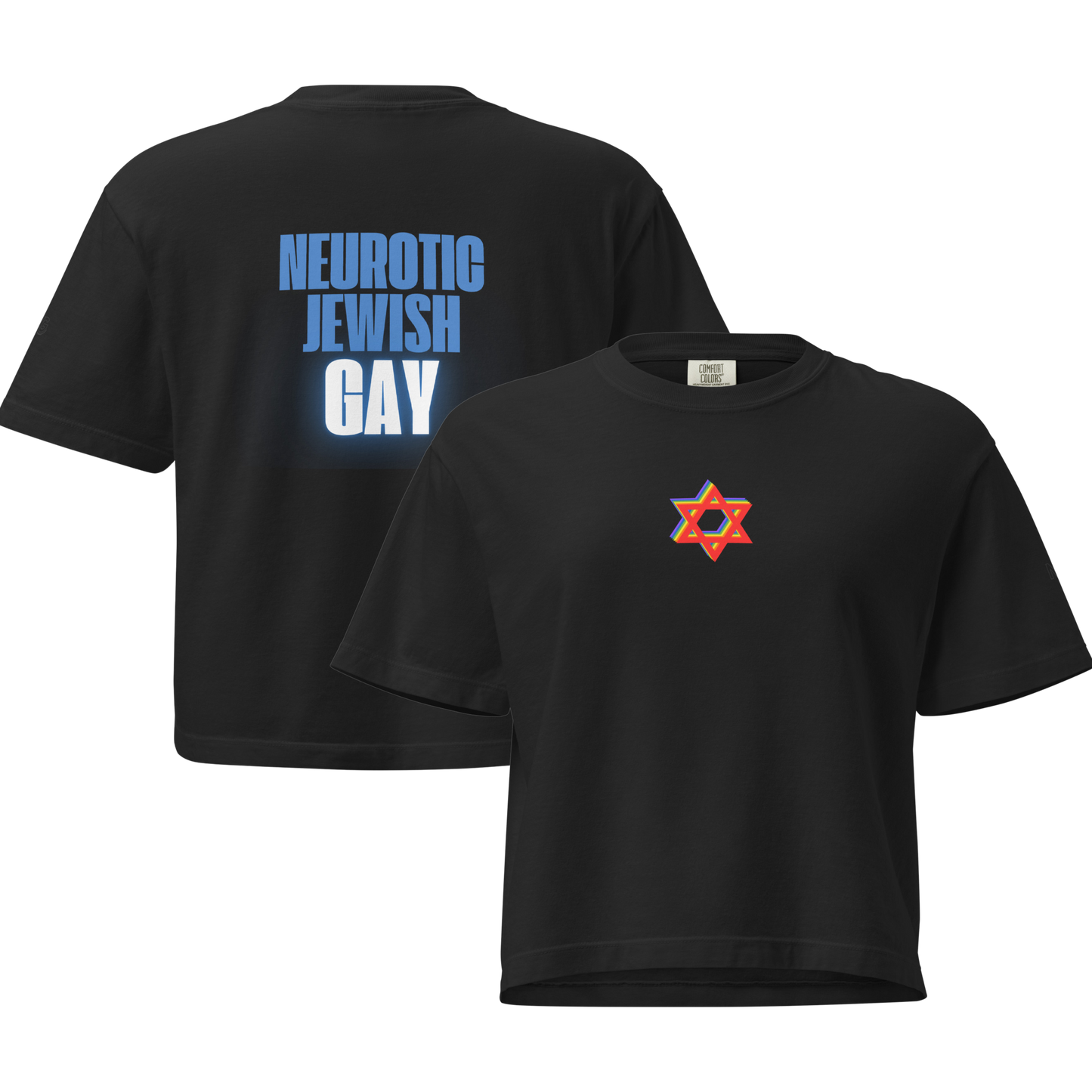 Neurotic Jewish Pride Boxy Fit Tee
