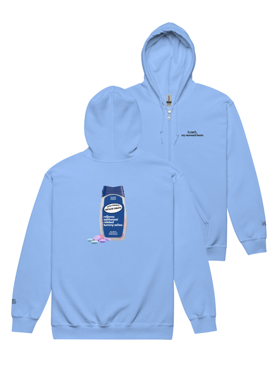 Tummy Ache Zip Hoodie